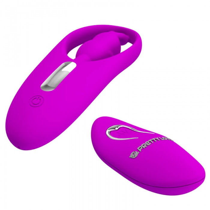 PRETTY LOVE - Wild Rabbit Wireless Remote-Controlled Vibration Wearable (Chargeable - Purple) 