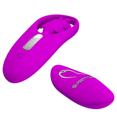 PRETTY LOVE - Dancing Butterfly Wireless Remote-Controlled Vibration Wearable (Chargeable - Purple) 