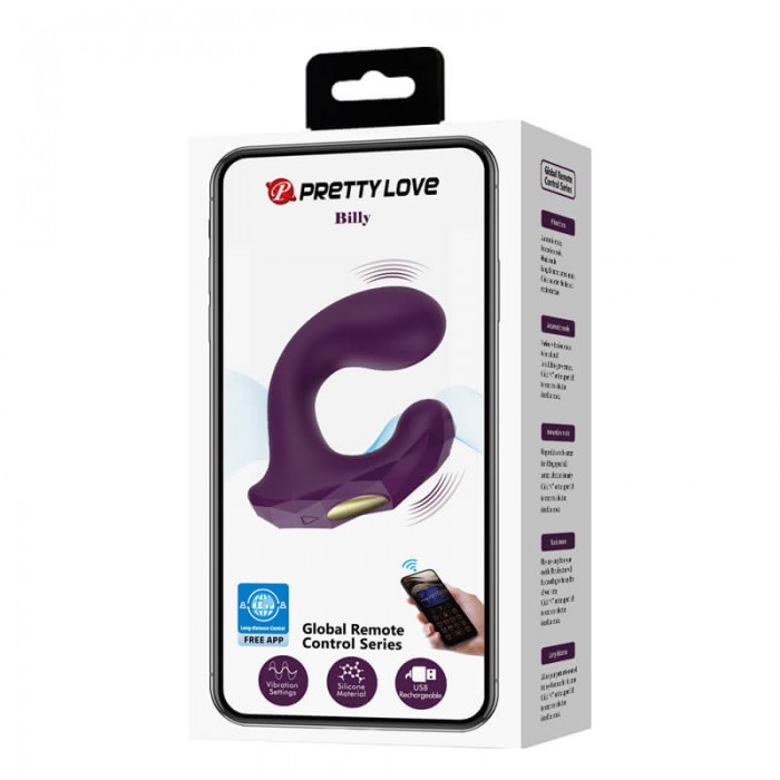 Pretty Love - Billy Invisible Wearable Vibrators (Smart APP Model - Chargeable)