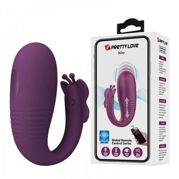 Pretty Love - Klay Thrusting Vibration Wearable Massager (Smart APP Model - Chargeable)