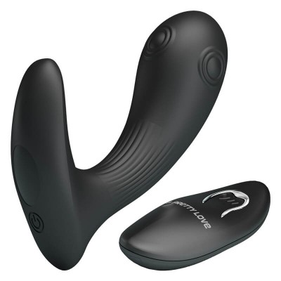 PRETTY LOVE - Mirabelle Wireless Remote-Controlled Vibration Wearable (Chargeable - Black) 