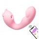 MizzZee - Cute Bear Suction Wearable Vibrators (Support APP Mini Programs - Chargeable)