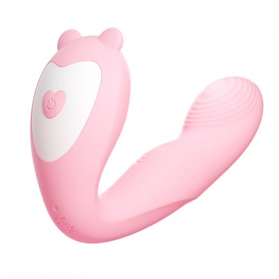 MizzZee - Cute Bear Suction Wearable Vibrators (Support APP Mini Programs - Chargeable)
