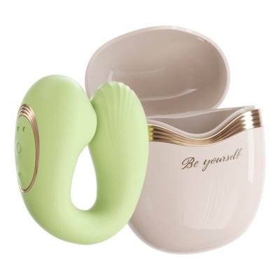 MizzZee - Spring Embrace Vibration Suction Wearable (Smart APP Model - Green)
