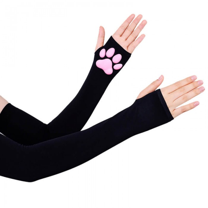 DETY - 3D Cat Paw Sleeves (Black) DETY - 3D Cat Paw Sleeves (Black)