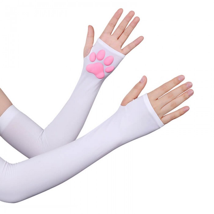 DETY - 3D Cat Paw Sleeves (White) DETY - 3D Cat Paw Sleeves (White)