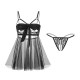 FEE ET MOI Sexy Lace Bows Nightdress (Black) FEE ET MOI Sexy Lace Bows Nightdress (Black)