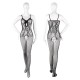 FEE ET MOI - Hollow Mesh Open Crotch Bodystocking (Plus Size - Black) FEE ET MOI - Hollow Mesh Open Crotch Bodystocking (Plus Size - Black)