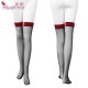 FEE ET MOI Ins Style Thigh High Stockings (Black - Red) FEE ET MOI Ins Style Thigh High Stockings (Black - Red)