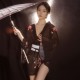 FEE ET MOI - Japanese Retro Sakura Kimono Set (Black) FEE ET MOI - Japanese Retro Sakura Kimono Set (Black)