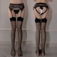 FEE ET MOI - Lace Strappy One-Piece Stockings (Black) FEE ET MOI - Lace Strappy One-Piece Stockings (Black)