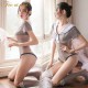 FEE ET MOI Sexy Seethrough Sailor Body Stockings (Grey) FEE ET MOI Sexy Seethrough Sailor Body Stockings (Grey)