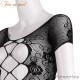FEE ET MOI Sexy Seethrough Opened Body Stockings (Black)