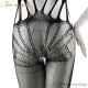 FEE ET MOI Sexy Seethrough Opened Body Stockings (Black)