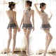 FEE ET MOI Sexy Fishnet Backless Dress With Stocking (Grey) FEE ET MOI Sexy Fishnet Backless Dress With Stocking (Grey)
