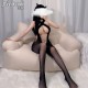 FEE ET MOI Cross Neck Hollow Body Stockings (Black) FEE ET MOI Cross Neck Hollow Body Stockings (Black)