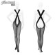FEE ET MOI Cross Neck Hollow Body Stockings (Black) FEE ET MOI Cross Neck Hollow Body Stockings (Black)