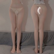 FEE ET MOI - Open-Crotch Ultra-Thin Pantyhose (Skin Color) FEE ET MOI - Open-Crotch Ultra-Thin Pantyhose (Skin Color)