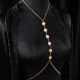 MizzZee - LuxePearl Adjustable Body Chain (Gold) MizzZee - LuxePearl Adjustable Body Chain (Gold)
