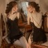 FEE ET MOI Sexy Backless Lace Up Nightdress (Black)