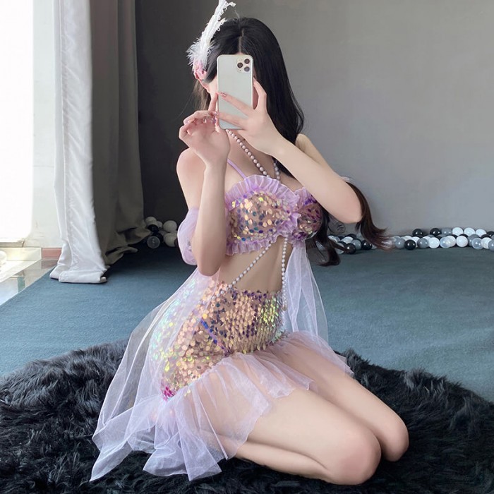 FEE ET MOI - Fantasy Mermaid Princess Dress (Purple) FEE ET MOI - Fantasy Mermaid Princess Dress (Purple)