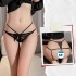 FEE ET MOI - Sexy Lace Multi-Strap Bondage Wrap Panties (Black)