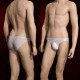 Feeetmoi - Men's Adjustable Sheer Underwear (White) Feeetmoi - Men's Adjustable Sheer Underwear (White)
