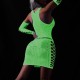 FEE ET MOI - Glow In The Dark Fishnet Bodystocking Dress (7420) FEE ET MOI - Glow In The Dark Fishnet Bodystocking Dress (7420)