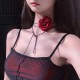 FEE ET MOI - Rose Flower Choker Necklace FEE ET MOI - Rose Flower Choker Necklace