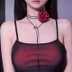 FEE ET MOI - Rose Flower Choker Necklace FEE ET MOI - Rose Flower Choker Necklace
