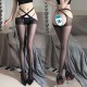 FEE ET MOI - X-Cross Hollow-Out Crotchless Stocking (Black) FEE ET MOI - X-Cross Hollow-Out Crotchless Stocking (Black)