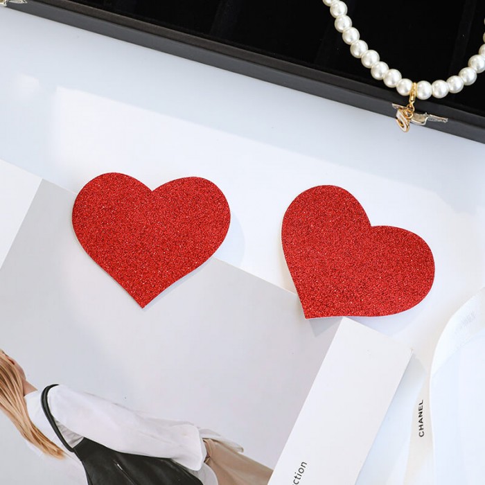 FEE ET MOI - Nipple Sticker Accessories (Red Heart-shaped) FEE ET MOI - Nipple Sticker Accessories (Red Heart-shaped)