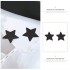 FEE ET MOI - Nipple Sticker Accessories (Black Star-shaped)