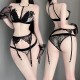 FEE ET MOI - Floral Lace Bikini Set (Black)