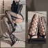 FEE ET MOI - Sexy Mesh Hollow Suspender Stockings (Black)