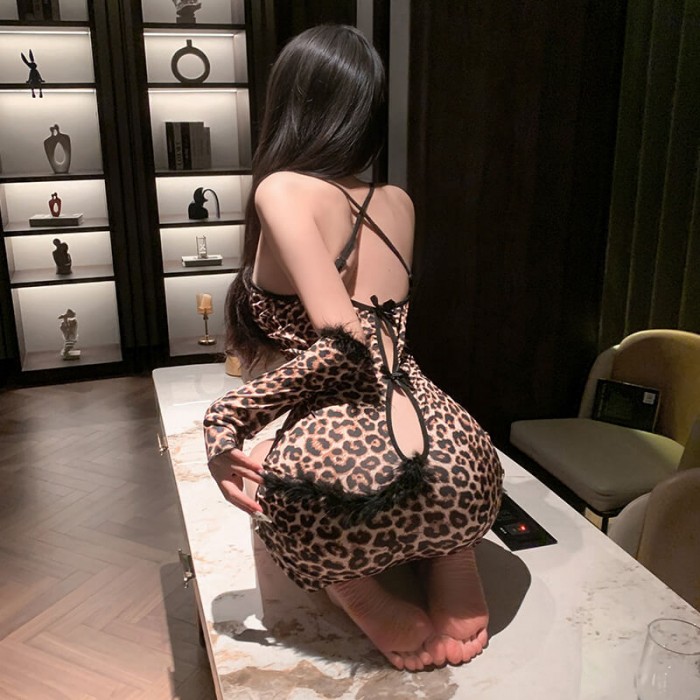 FEE ET MOI - Sexy Leopard Bodycon Set (Leopard Print) FEE ET MOI - Sexy Leopard Bodycon Set (Leopard Print)