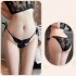 FEE ET MOI - Butterfly Tease Lace Strap Panties (Black)