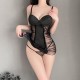 FEE ET MOI - Padded Underwire Shaping Nightdress (Black) FEE ET MOI - Padded Underwire Shaping Nightdress (Black)