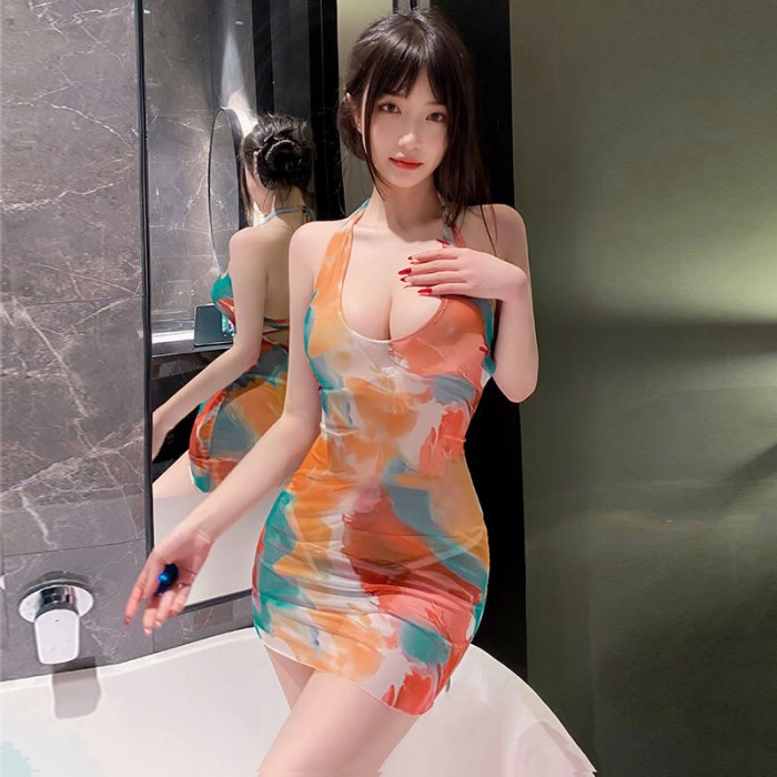 FEE ET MOI - Sexy Deep U Bodycon Dress FEE ET MOI - Sexy Deep U Bodycon Dress