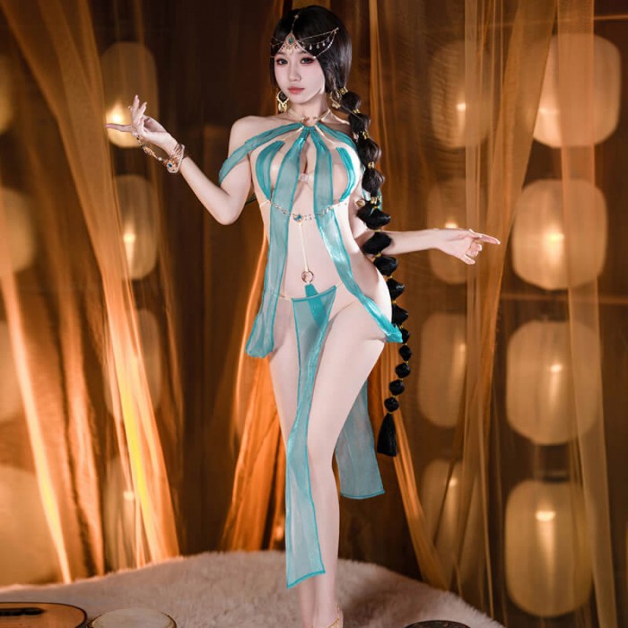 FEE ET MOI - Exotic Belly Dancer Outfit (Green) FEE ET MOI - Exotic Belly Dancer Outfit (Green)