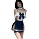 FEE ET MOI - Cute Academy Girl Lace Slip Nightdress (Blue - White) FEE ET MOI - Cute Academy Girl Lace Slip Nightdress (Blue - White)