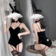 FEE ET MOI Sexy Bunny Girl Costume With Stocking (Black)