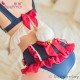 FEE ET MOI Sexy Lace Maid Lingerie (Blue - Red) FEE ET MOI Sexy Lace Maid Lingerie (Blue - Red)