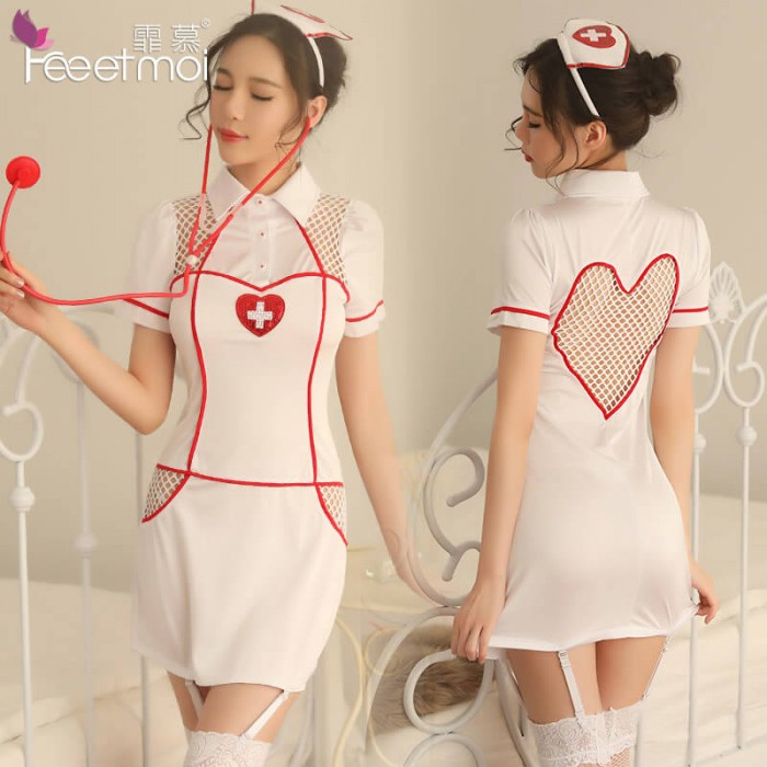 FEE ET MOI Sexy Nurses Uniform (White) FEE ET MOI Sexy Nurses Uniform (White)