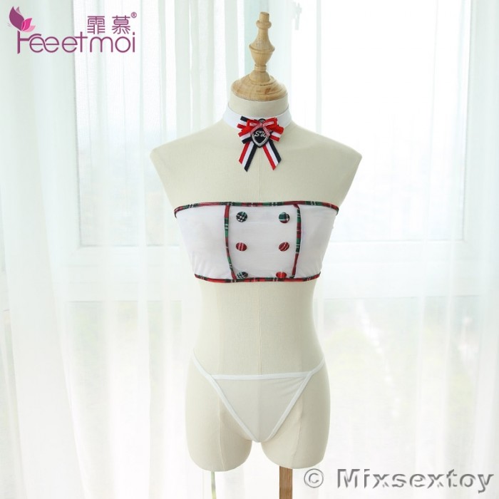 FEE ET MOI Innocent Sweet Student Costume (Red - White) FEE ET MOI Innocent Sweet Student Costume (Red - White)