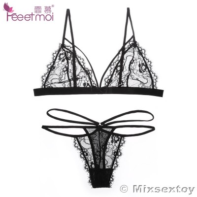 FEE ET MOI Sexy Lace Seethrough Bikini (Black) FEE ET MOI Sexy Lace Seethrough Bikini (Black)