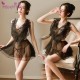 FEE ET MOI Sexy Lace Angel Wings Seethrough Body Sleepwear (Black) FEE ET MOI Sexy Lace Angel Wings Seethrough Body Sleepwear (Black)