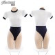 FEE ET MOI Japanese Style Young Girl Bodysuit (Blue - White) FEE ET MOI Japanese Style Young Girl Bodysuit (Blue - White)