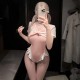 FEE ET MOI - Naughty Sailor Crotchless Bodysuit Set (Pink - White)